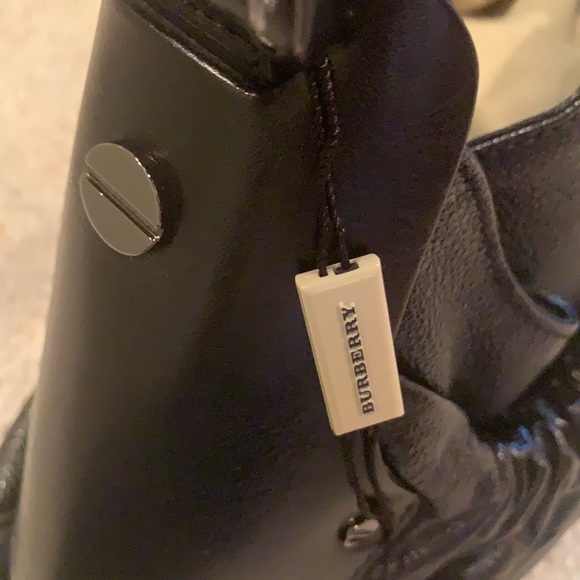 BURBERRY BLACK PRORSUM LARGE WARRIOR HOBO BAG - Picture 14 of 14